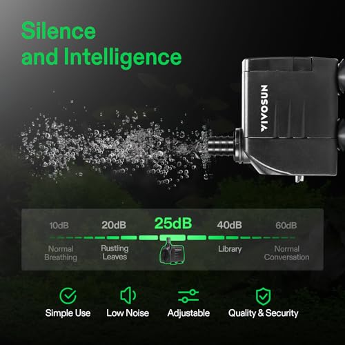 Image of VIVOSUN 660GPH Submersible Water Pump, 2500L /H 35W aquarium pump, Ultra Quiet Fountain Pump with 8.2ft /2.5m High Lift for Fish Tank, Pond, Aquarium, Statuary, Hydroponics (Pack of 2)