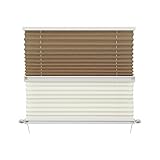 RV Day & Night Pleated Shades Cotton/Sand Stitchbond (50' x 24')