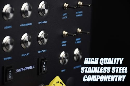 Image of Classic 2 Button Box for ATS /ETS2 (American Truck Simulator /Euro Truck Simulator) (Classic Finish (Matte Black))