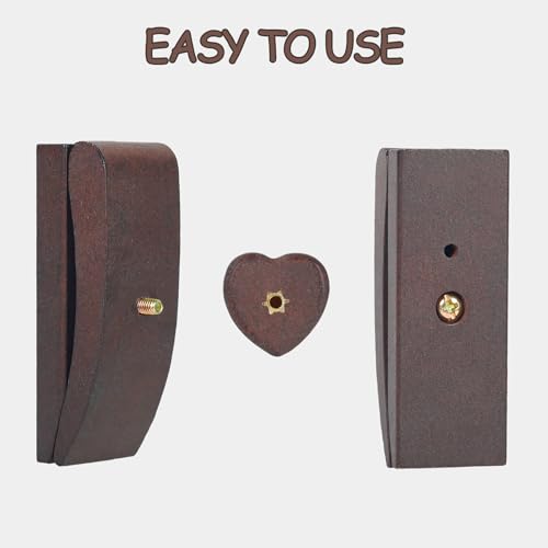 Image of 4 Quilt Hanger for Wall for Display - Tapestry Hangers for Walls, Wooden Rug Hangers for Wall Hangings, Decorate with Your Blanket and Tapestry Hanger, Quilt Rack Clamps for Mount (Brown)