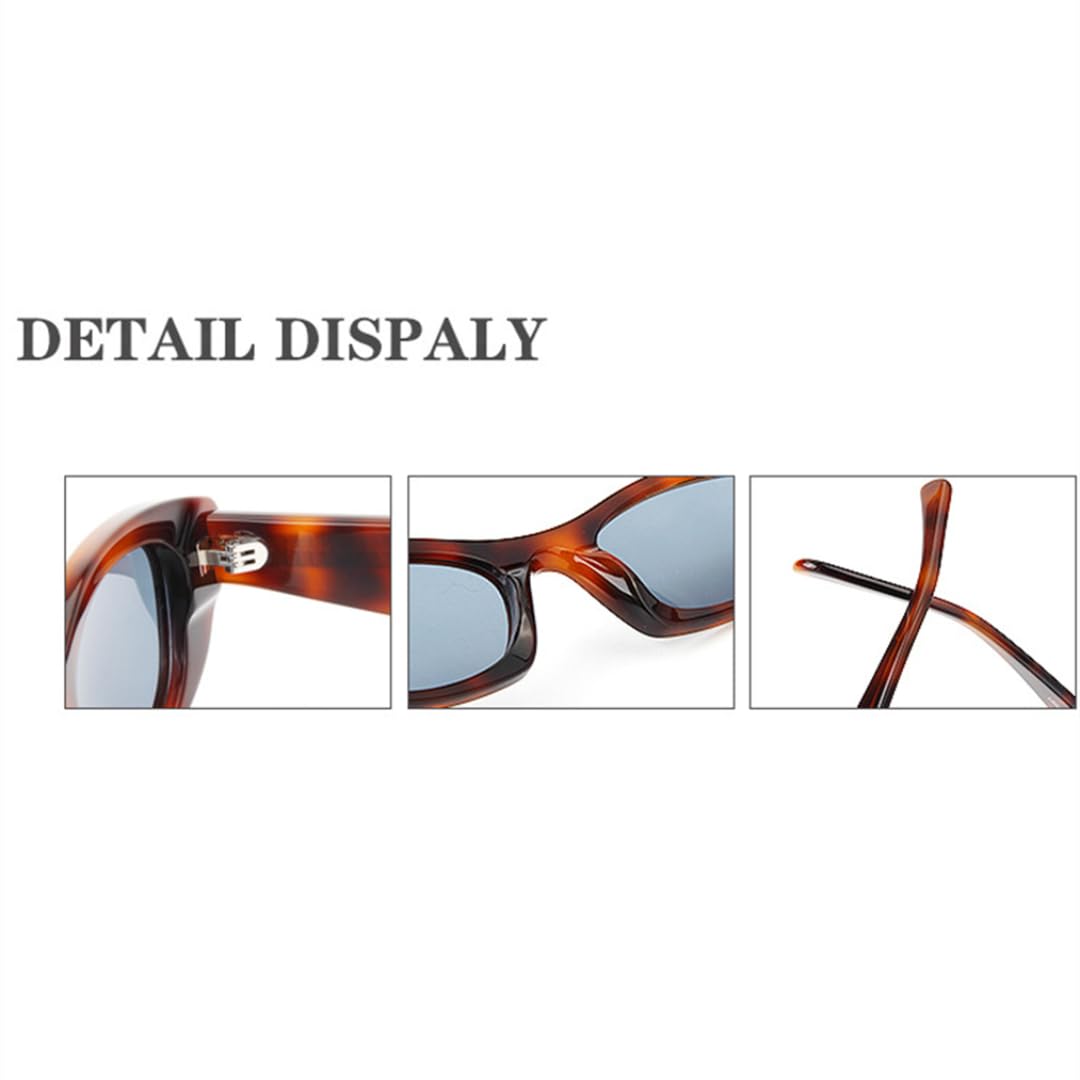 Occhiali da sole polarizzati a occhi di gatto in acetato, alla moda, per donna, uomo e donna, con protezione UV400.