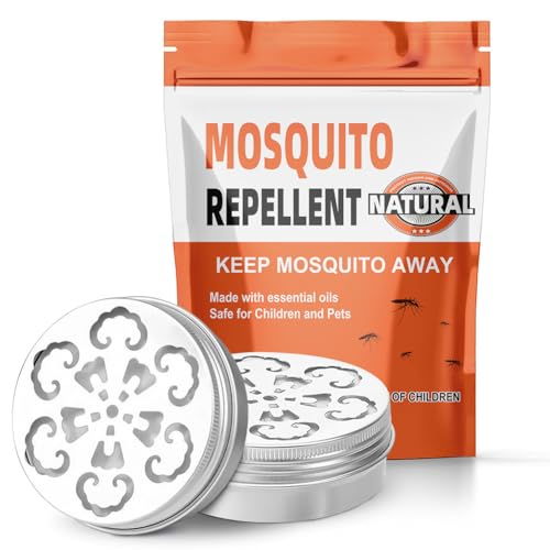 Antimosquitos, Repelente de Mosquitos, Antimosquitos para Exteriores e Interiores, Eficaz Durante 60 Días, Mejor que el Repelente de Mosquitos Ultrasonic, 2P