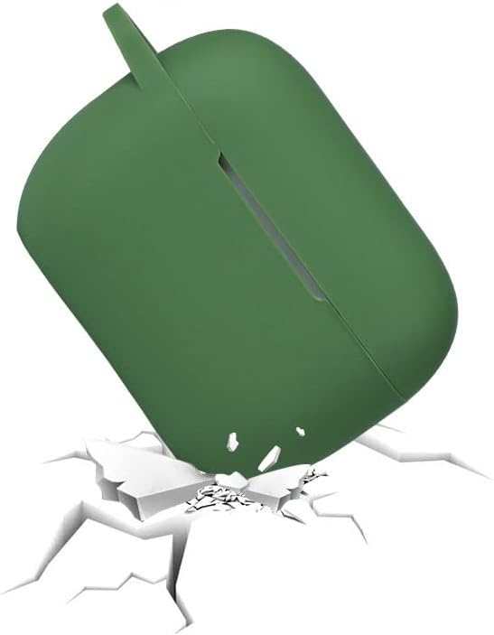 Miniatura 9 de IceSword Funda para Airpods Pro de 21 generación, protección completa de silicona para AirPods, carcasa suave, absorbente de golpes, llavero