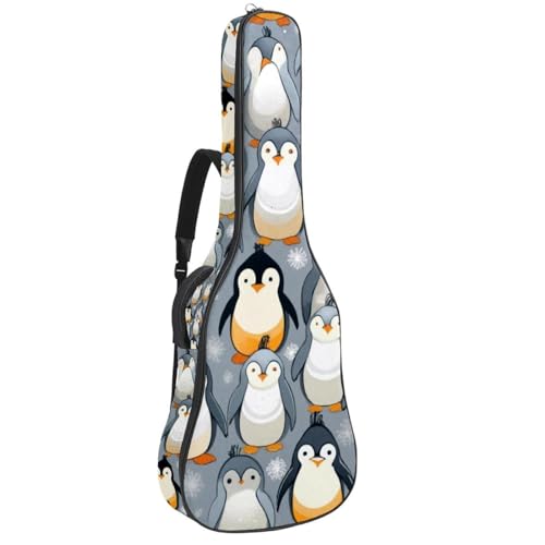 Sac de transport pour guitare basse rembourré en tissu Oxford étanche