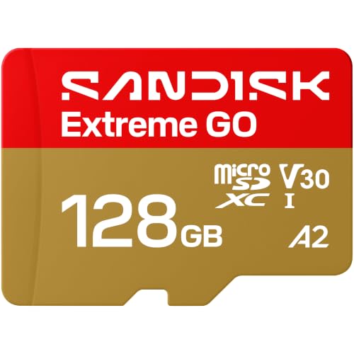 SanDisk 128GB Extreme GO Class 10/UHS-I (U3) V30 microSDXC