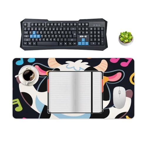 Desk Pad Protector 60x30 cm con diseño de vacas miniatura 4