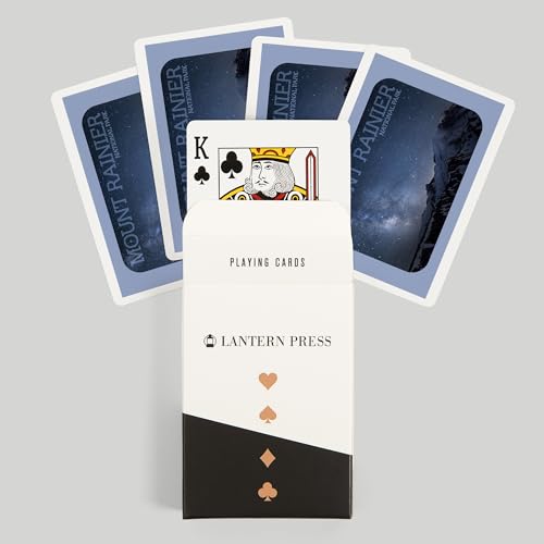 Naipes Póker Lantern Press Mount Rainier, 52 cartas miniatura 6