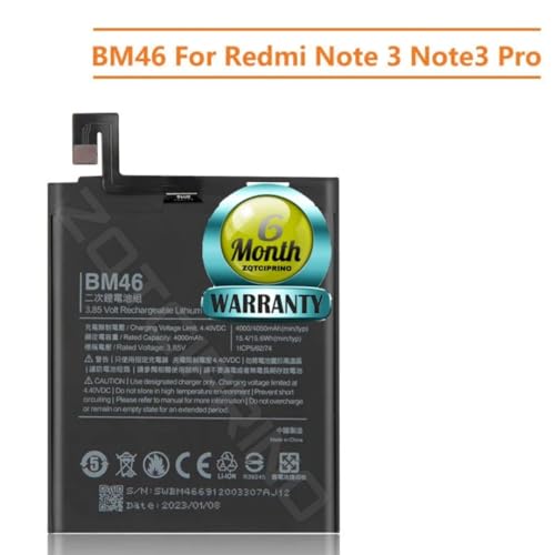 Image of Original BM46 Battery for Redmi Note 3 /3 Pro 2015116, 2015161 Battery with 6 Month warrenty**** (CC258)