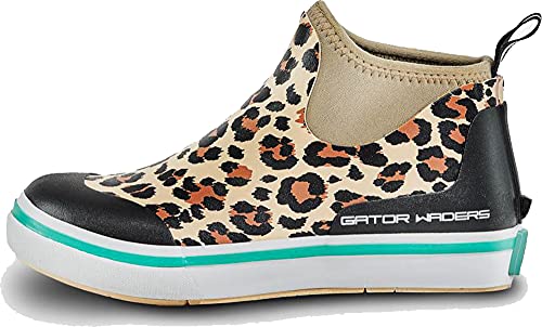 Image of Gator Waders Ankle Rain Boots for Women, 100% Waterproof Rubber Boots, Short Garden Shoes, Anti-Slip, Breathable, Lightweight & Quick-Dry
