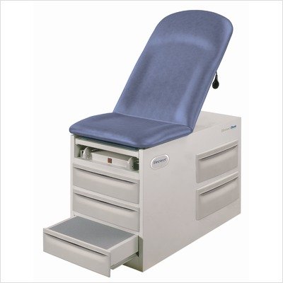 Basic Exam Table Style: Right, Model: 4000, Color: Petal