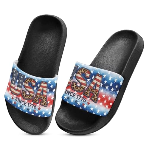 Image of Slides for Boys Girls Quick Drying Kids Slides Sandals Non-Slip