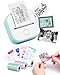 Memoking Mini Drucker - T02 Mini Drucker für Smartphone Mini Thermodrucker Bluetooth Fotodrucker Aufkleber Drucker Tiny Printer Sofortdruck für Geschenke, Studiennotizen, Anatomische Diagramme, Fotos