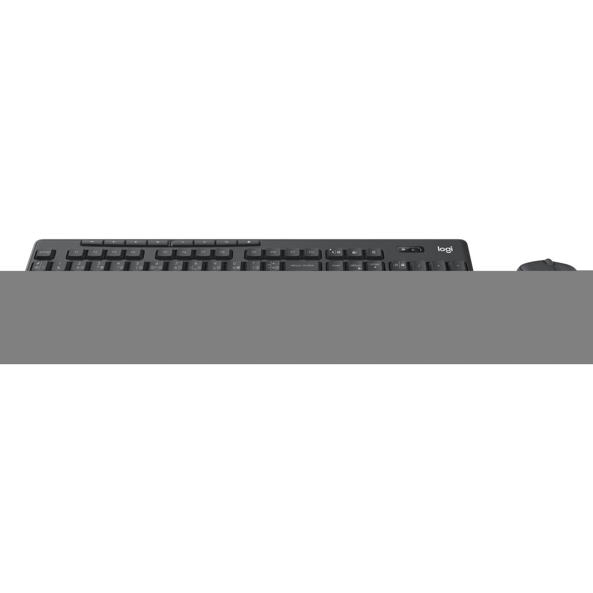 Logitech MK370 Combo for Business, Clavier sans Fil Taille Standard et Souris sans Fil, Récepteur USB Logi Bolt Sécurisé, Bluetooth, Windows/Mac/Chrome, Linux, Clavier Français AZERTY - Gris | Disposition ‎AZERTY francais