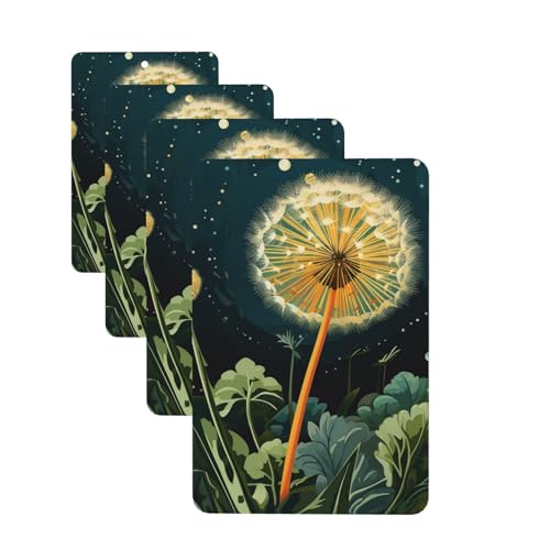 Dandelions At Night 4�� �ԗp�F���� ���x���_�[�݂艺��������t���J�[�h ������ ���� �n���M���O�V�[�g �����` �� �z�[�� �I�t�B�X �N���[�[�b�g �o�X���[���p