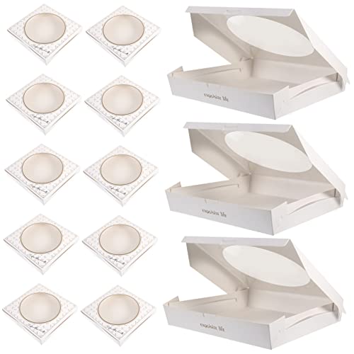 Unomor Pizza Boxes for Party Pcs Portable Pizza Storage Containers Window for Takeout Baking Supplies