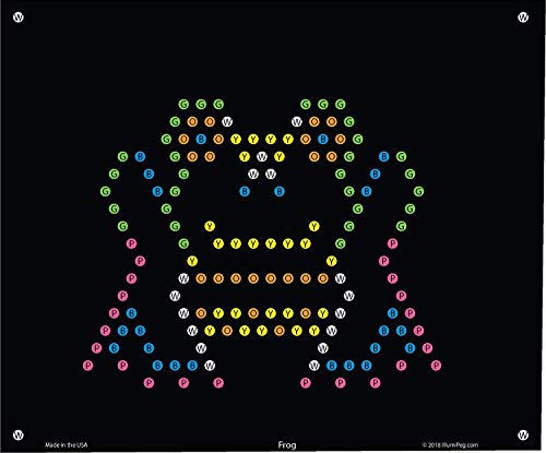 IllumiPeg Zoo Refill templates for Basic Fun Lite Brite Ultimate Classic (10 Sheets, 7x8)