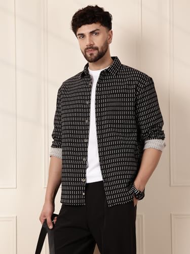 Image of WROGN Men's 100% Cotton Shirt | Solid Style | Slim Fit