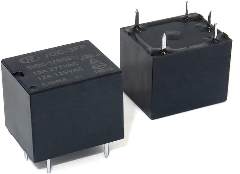 50Pcs 5VDC 277VAC 10A 5 Terminal SPDT Conversion JQC-3FF/05-1ZS Power Relay
