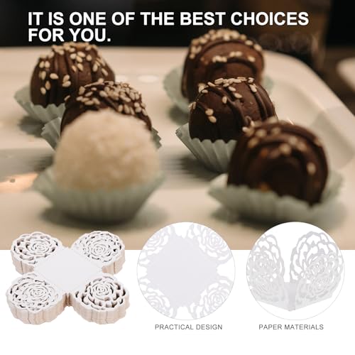Caissettes en papier pour chocolats x50 moules truffes mignardises - 7