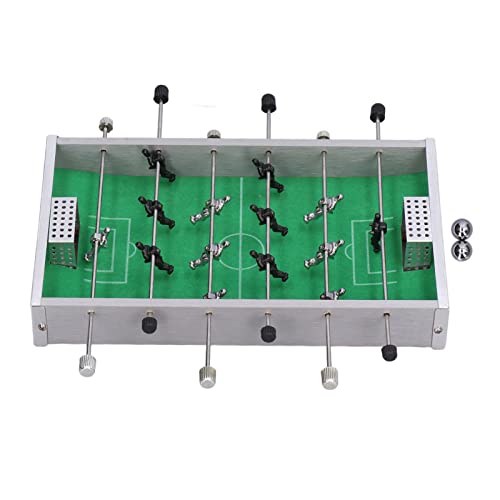 Tabletop Foosball Table Portable Mini Table Soccer Game Set, Compact Mini Arcade Table Hand Soccer for Kids and Adults, Compact Size Aluminum Rod Table 8.0 x 4.6 x 13.in