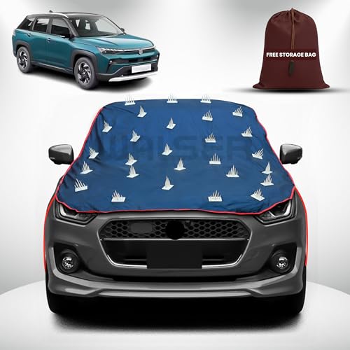 Image of WALSER Spike Car Cover for Maruti Victoris | Anti-Climb Nail Guard for Dogs & Monkeys | Protects Bonnet, Roof & Dicky | UV, Dust & Snow Protection | Spike Cover with 4 Adjustable Hook
