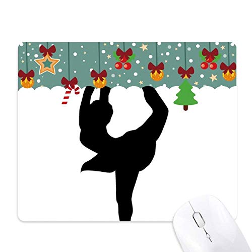 Tapis de souris patinage artistique créez une ambiance sport d'hiver au bureau