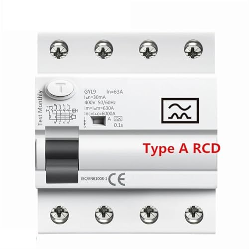 Disjoncteur différentiel GYL9 4P 63A 30mA pour tableau électrique - 2