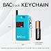 BACtrack Keychain Breathalyzer (Blue) | Ultra-Portable Pocket Keyring Alcohol Tester for Personal Use