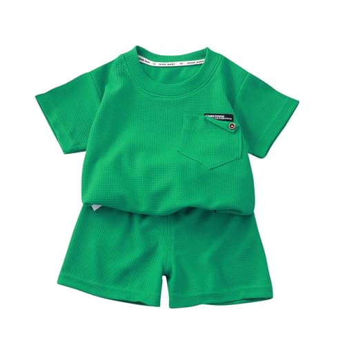 Kids Boy Girl Shorts T Shirt 2 Piece Sets Summer Clothes Cute Short Sleeve T Shirt Outfits Breathable