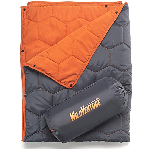WildVenture Camping Blanket, Beach Blanket, Outdoor Blanket, Picnic Blanket, Camping Quilt, Blanket for Grass, Stadium Blanket, Lightweight Windproof Insulated Camping Blanket, Festival Blanket