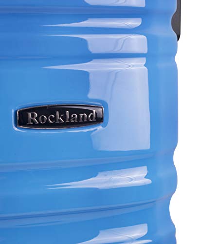 Image of Rockland Melbourne 20 inch Expandable Polycarbonate Carry on, 2Toneblue