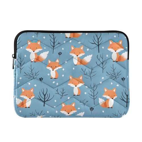 Funda para portátil 13-14 pulgadas con diseño de zorritos