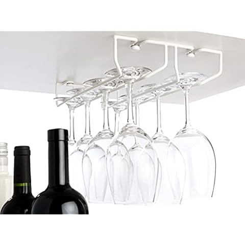 Vardesign Colgador para Copas Soporte Bajo Balda de Mueble y Armario de Cocina Cover