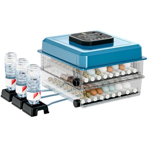 Incubators for Hatching Eggs, 136 Eggs Incubator Digital Poultry Hatcher with Auto Egg Turning, Temp & Humidity Display, 5 Modes, Day Counter & Egg Candler for Chicken/Duck/Goose/Quail