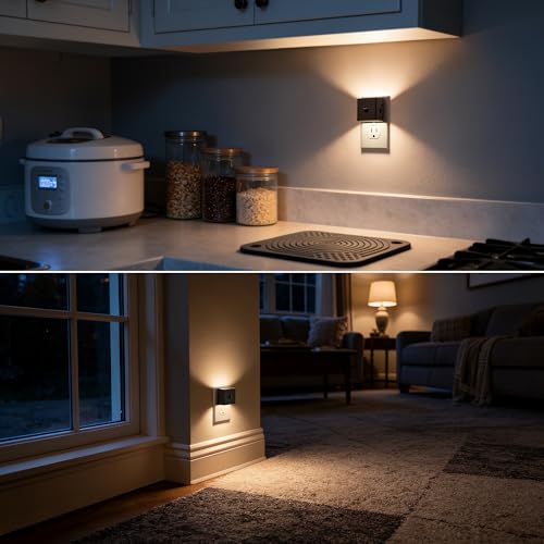 Image of DORESshop Motion Sensor Night Light [2 Pack],Night Lights Plug into Wall