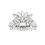Kitsch Crystal Bun Pin, Silver, 0.1 Ounce