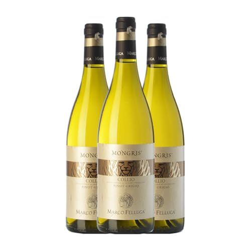 Marco Felluga Pinot Grigio Mongris – Caja de 3 Botellas de Vino Blanco 75 cl Marco Felluga Pinot Grigio Mongris – Caja de 3 Botellas de Vino Blanco 75 cl