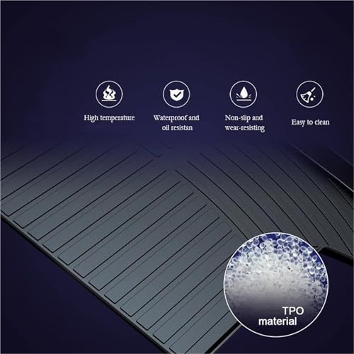 Tapis de coffre arrière accessoires plateau doublure pour Ford Explorer