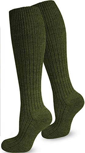 normani 3 Paar Bundeswehr Stiefelsocken mit Frotteesohle und hohem Wollanteil Farbe Oliv Größe 43-46