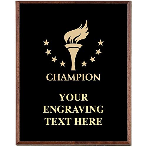 Crown Awards Champion Plaques, Custom Engraved Champion Trophy Plaque Award, Great Customizable Champion Gift Prime