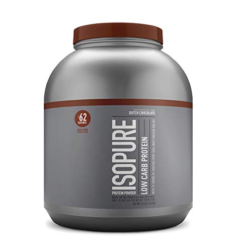 Isopure Low Carb, Vitamin C and Zinc for Immune Support, 25g Protein, Keto