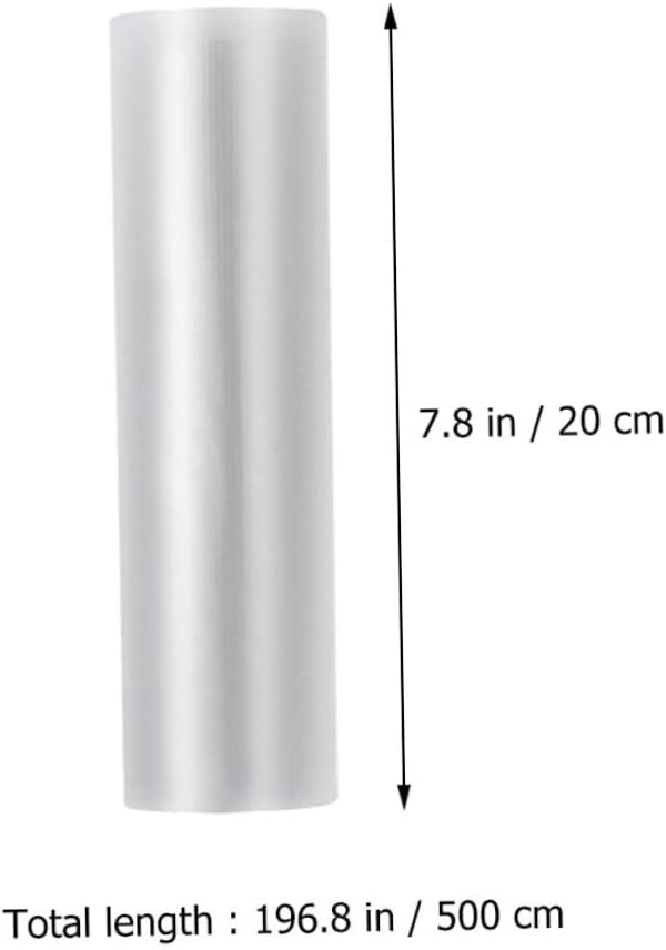 Vacuum Sealer Bags 2 Rolls 20x500cm Multi-function Food Storage Pouch with Textured Surface for Home Kitchen Food PackagingNO.5163
