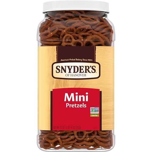 Image of Snyder's of Hanover, Mini Pretzels, 30 Oz Canister