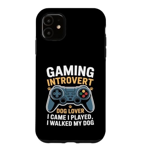 �Q�[�~���O �����I ���D�� I Came I Play I Walked My Dog �X�}�z�P�[�X iPhone 11 �p