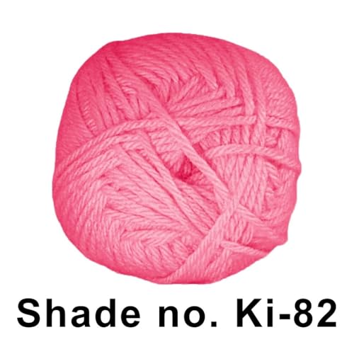 Image of VCR Cherry Pink Yarn, 100 Grams Hank, 190 Meters Length, Acrylic Ball for Crochet and Knitting, Soft Crosia Threads, Pack of 1 Yarn, Suitable for DIY Crafts