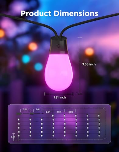 Govee S14 Bulb Outdoor String Lights - image 8
