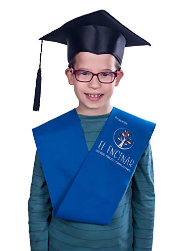 Tiltextil Birrete de graduación infantil y primaria - Azul, Infantil