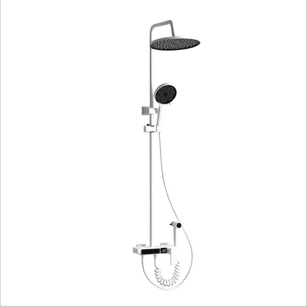 Colonne de douche thermostatique mate de qualité supérieure pour salle de bain