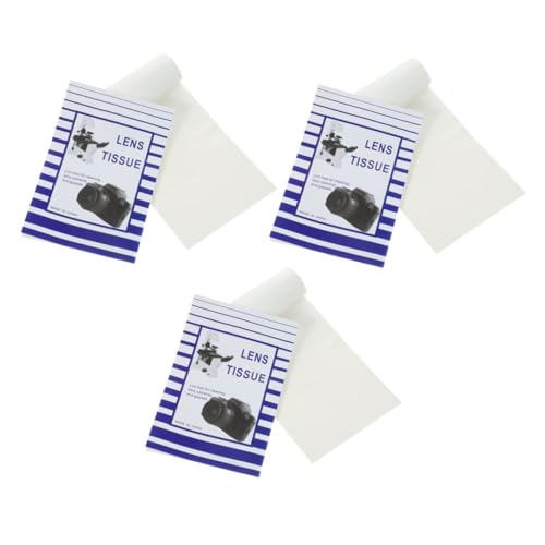 FOMIYES 6 Lens Paper Lens Tissue Paper Lenses Wipes for Glasses Lens Cleaning Wipes Spectacle Wipes Lens Cleaning Paper Tissue Glasses Cleaning Wipes Eyeglass Cleaner Wipes Glasses Cleaner