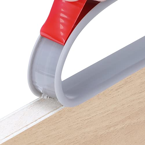Image of 16 ft Flexible Self Adhesive Veneer Edge Banding Peel and Stick Edge Trim Guards (Gray, 3 /4 inch)